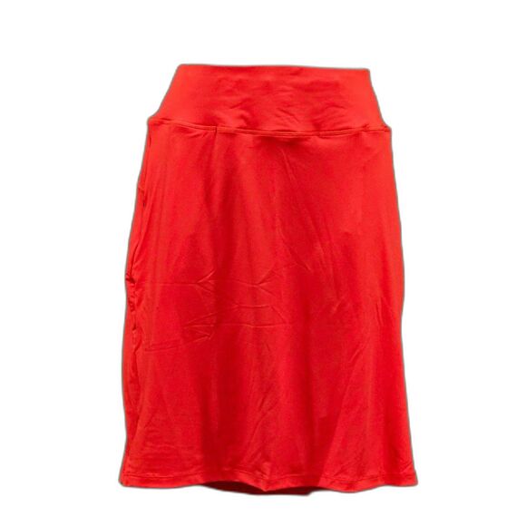 MCEDAR Red Knee Length Tennis Athletic Golf Skorts with Zipper Pockets Sz M/8 - Picture 3 of 7